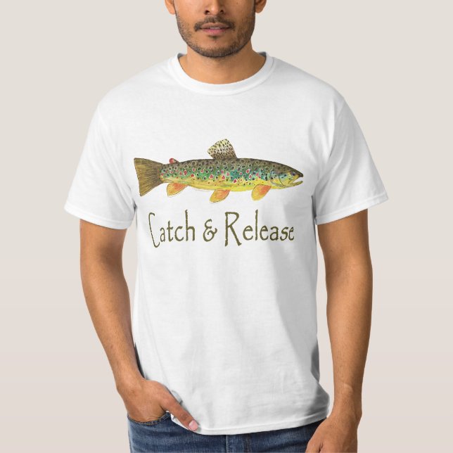 T-shirt Pêche à la capture et au rejet (Devant)