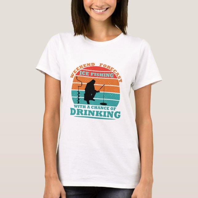 T-shirt Pêche à la glace drôle (Devant)