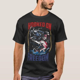 T-shirt Pêche À La Liberté Pêcheur Patriotique