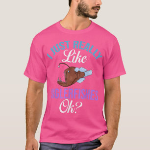 T-shirt Pêche à la ligne de fond Squelette