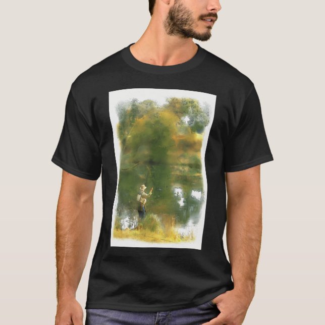 T-shirt Pêche à la mouche (Devant)