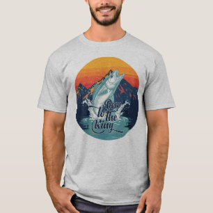 T-shirt Pêche à la mouche au tarpon Cadeau Roi