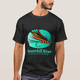 T-shirt Pêche à la mouche de la rivière Beaverkill (FSH)