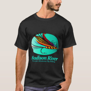 T-shirt Pêche à la mouche de la rivière Madison (FSH)