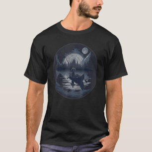 T-shirt Pêche à la mouche de la truite Nature Extérieur Ba