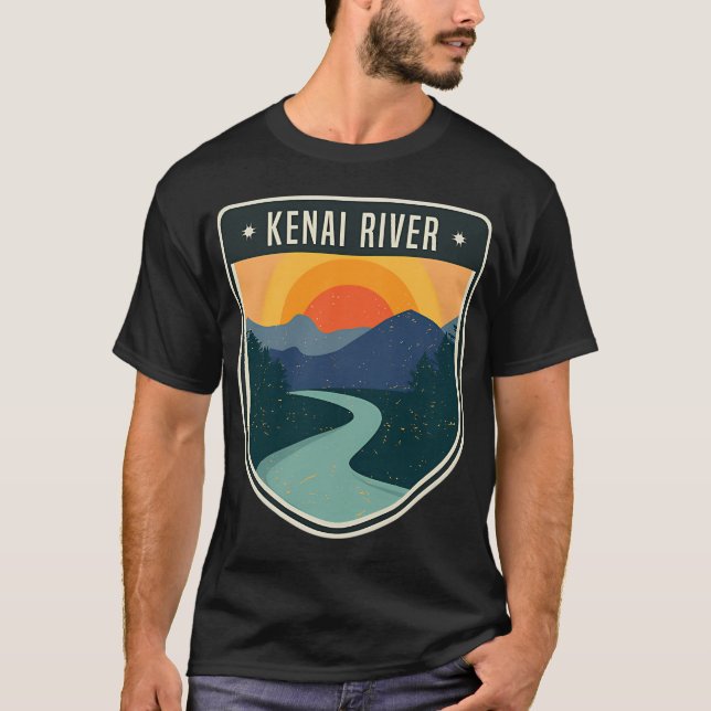 T-shirt Pêche à la mouche drapeau du Colorado (Devant)