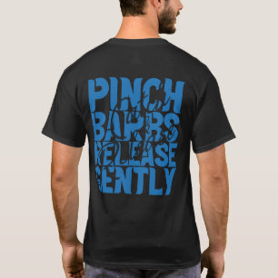 T-shirt Pêche à la mouche "Écraser les ardillons, relâcher