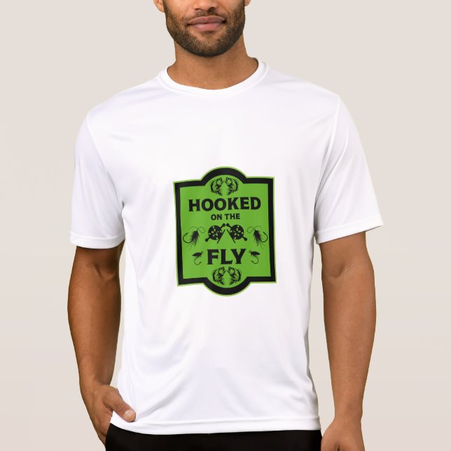 T-shirt Pêche à la mouche en Alaska (Devant)