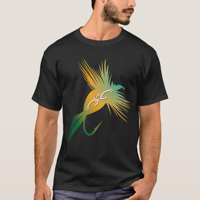 T-shirt Pêche à la mouche iFish (Devant)