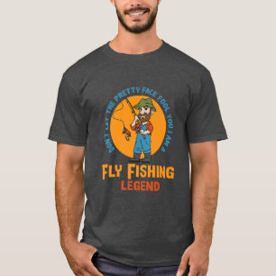 T-shirt Pêche à la mouche Légende Nature Hobby Pêcheur
