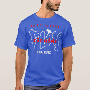 T-shirt Pêche à la mouche Légende Pêche à la truite Pêcheu