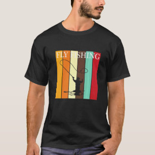 T-shirt Pêche à la mouche Pêcheur Pêcheur Sport Pêcheur