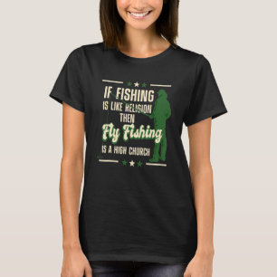 T-shirt Pêche à la mouche Pêcheurs Pêcheurs Poisson Rod Re