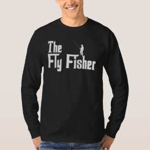 T-shirt Pêche à la mouche Père Sportsman Pêcheur extérieur