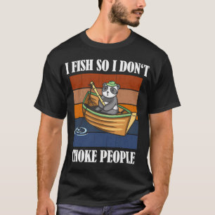 T-shirt Pêche à la mouche Rétro Coucher de soleil Drôle Pê