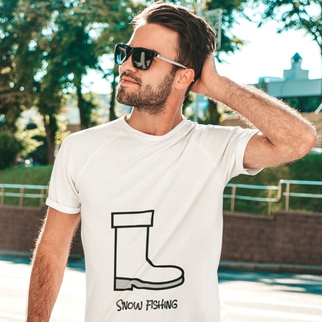 T-shirt Pêche à la neige (Créateur téléchargé)