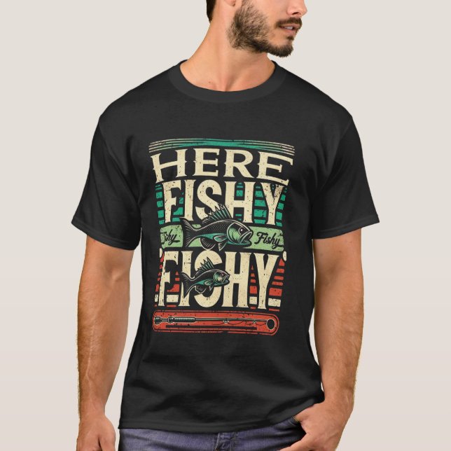 T-shirt Pêche à la pêche à la pêche pêcheur (Devant)