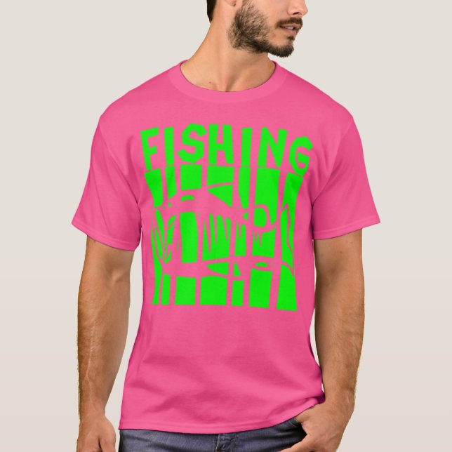 T-shirt Pêche à la perche (Devant)