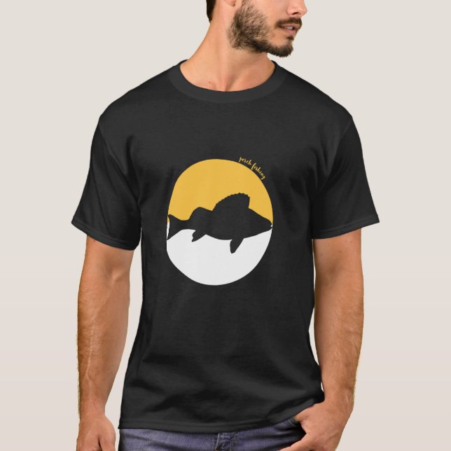 T-shirt Pêche à la perche - Pêche aux prédateurs (Devant)