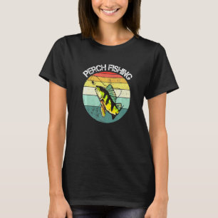 T-shirt Pêche à la perche Rétro Pêcheur vintage Femmes Amo