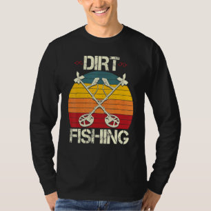 T-shirt Pêche à la saleté Détection de trésor de plage dr
