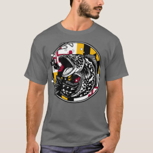 T-shirt Pêche à la Tête des Serpents Maryland