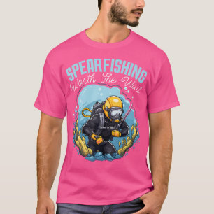 T-shirt Pêche à la traîne Chasse sous-marine Pêche libre