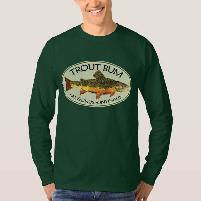 T-shirt Pêche à la truite (Devant)