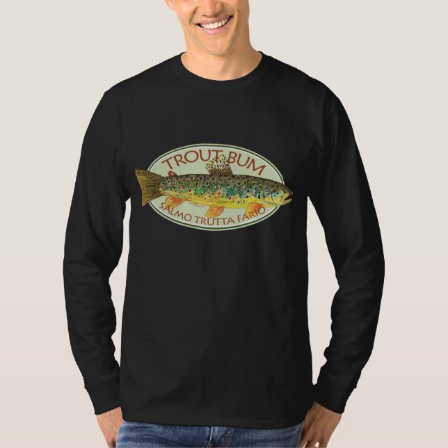 T-shirt Pêche à la truite (Devant)