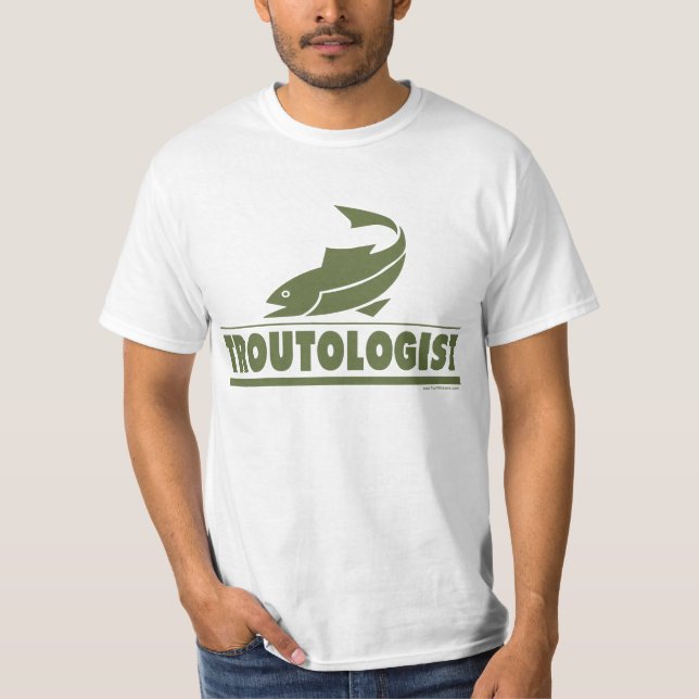 T-shirt Pêche à la truite (Devant)