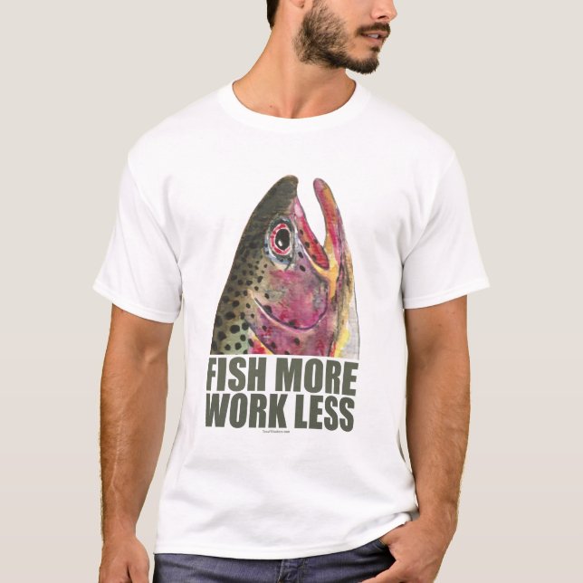 T-shirt Pêche à la truite plus (Devant)