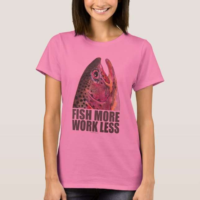 T-shirt Pêche à la truite plus (Devant)