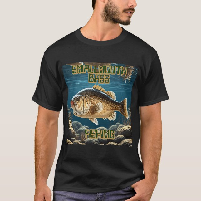 T-shirt Pêche à l'achigan à petite bouche 2 (Devant)