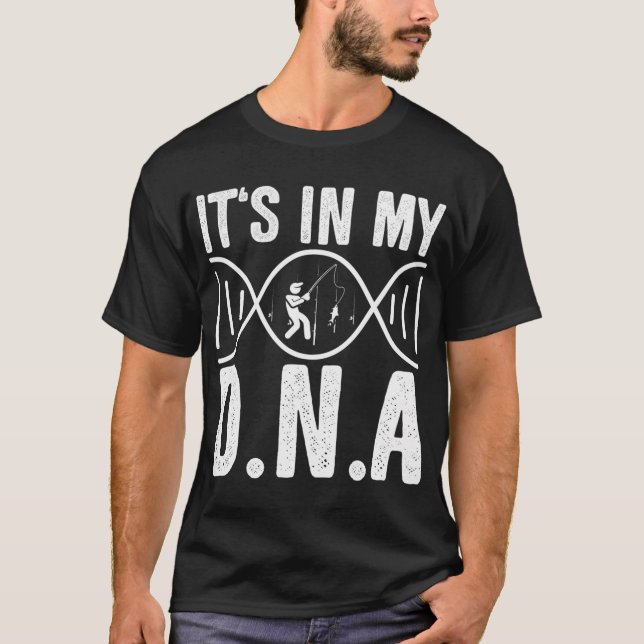 T-shirt pêche à l'ADN (Devant)