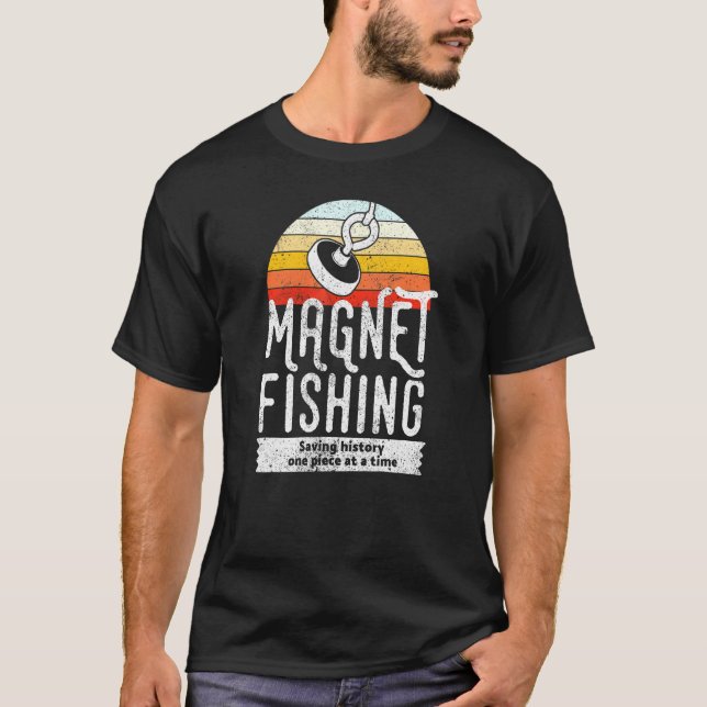 T-shirt Pêche à l'aimant (Devant)