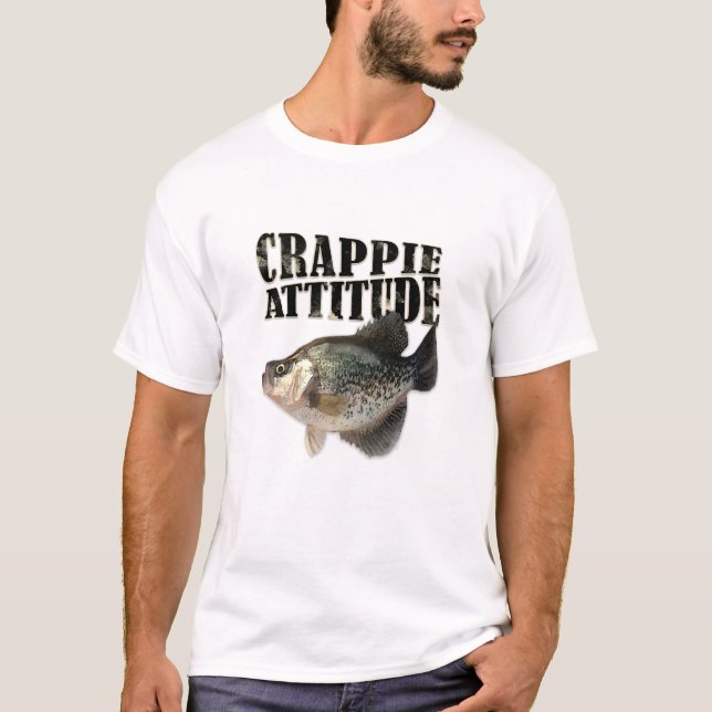 T-shirt Pêche à l'attitude de la rappie (Devant)