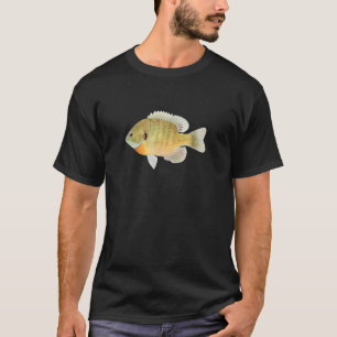 T-shirt Pêche à l'extérieur Bleu-soleil
