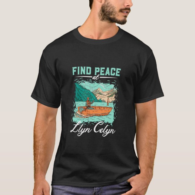 T-shirt Pêche à Llyn Celyn (Devant)