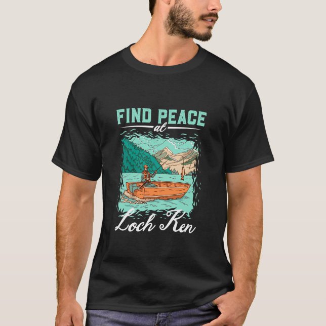 T-shirt Pêche à Loch Ken (Devant)