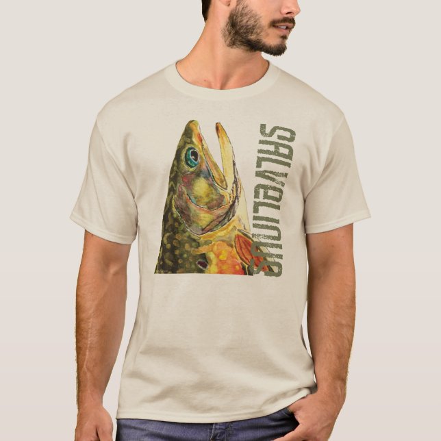 T-shirt Pêche à l'omble de fontaine (Devant)