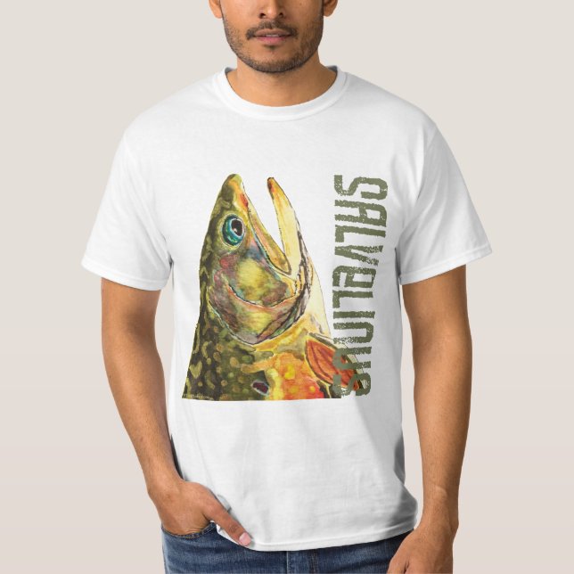 T-shirt Pêche à l'omble de fontaine (Devant)