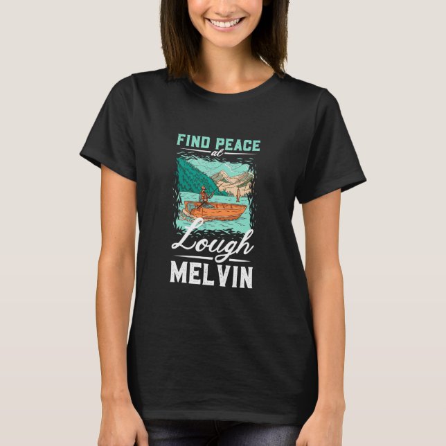 T-shirt Pêche à Lough Melvin (Devant)