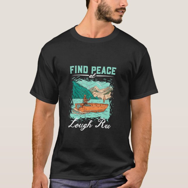 T-shirt Pêche à Lough Ree (Devant)