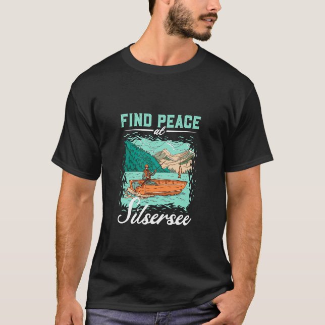 T-shirt Pêche à Silsersee (Devant)
