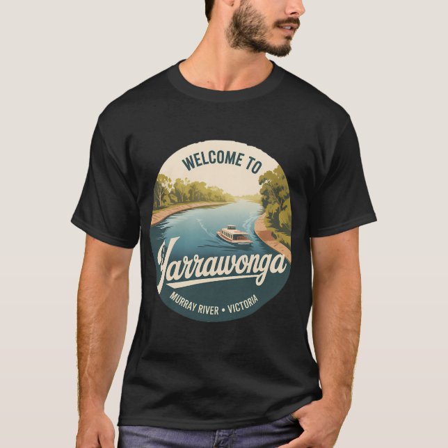 T-shirt Pêche Alien Vintage (Devant)