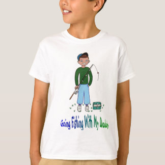 T-shirt Pêche allante avec le papa