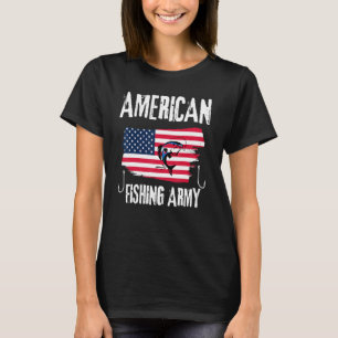 T-shirt Pêche américaine patriotique en plein air chasse a