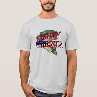 T-shirt Pêche Amérique