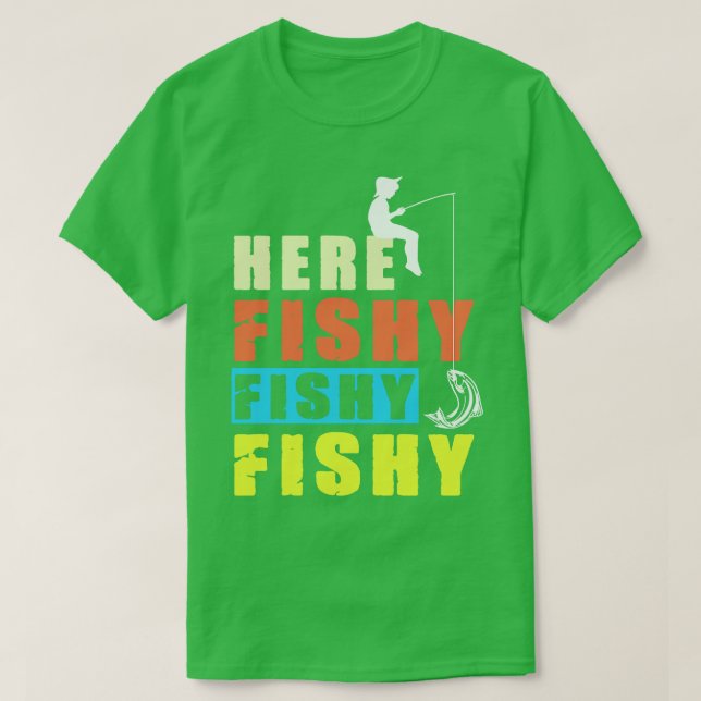 T-shirt Pêche amusante (Design devant)