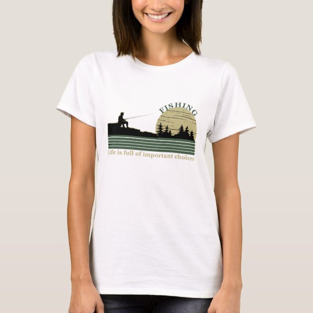 T-shirt Pêche amusante disant (Devant)